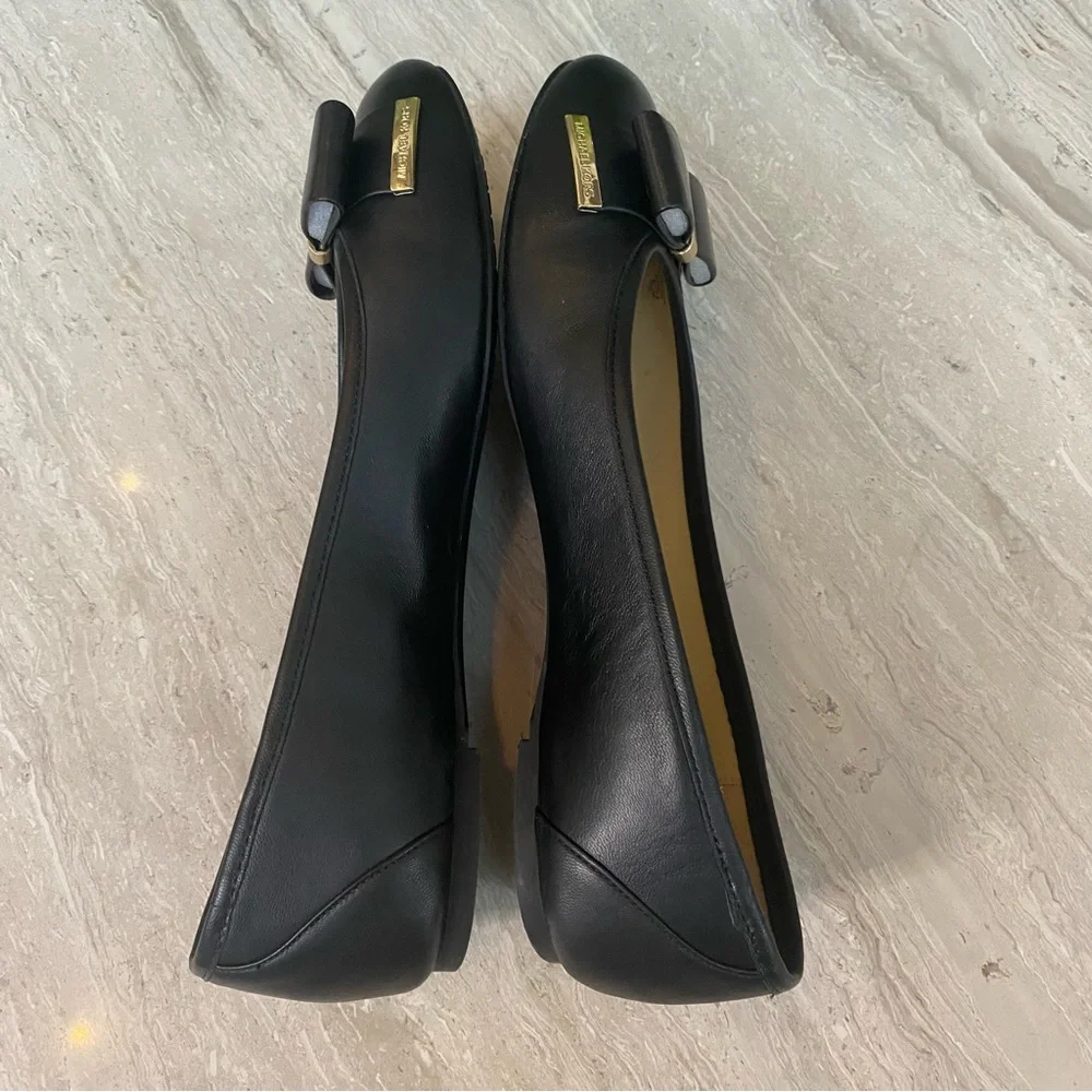 MICHAEL Michael Kors Navy Flats with Bow - Picture 9 of 14
